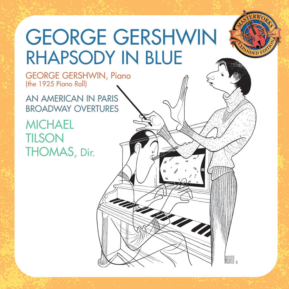 the album cover for Various Artists - Rhapsody In Blue (Bonus Tracks) [Remastered]