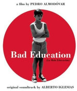 the album cover for Alberto Iglesias - Bad Education
