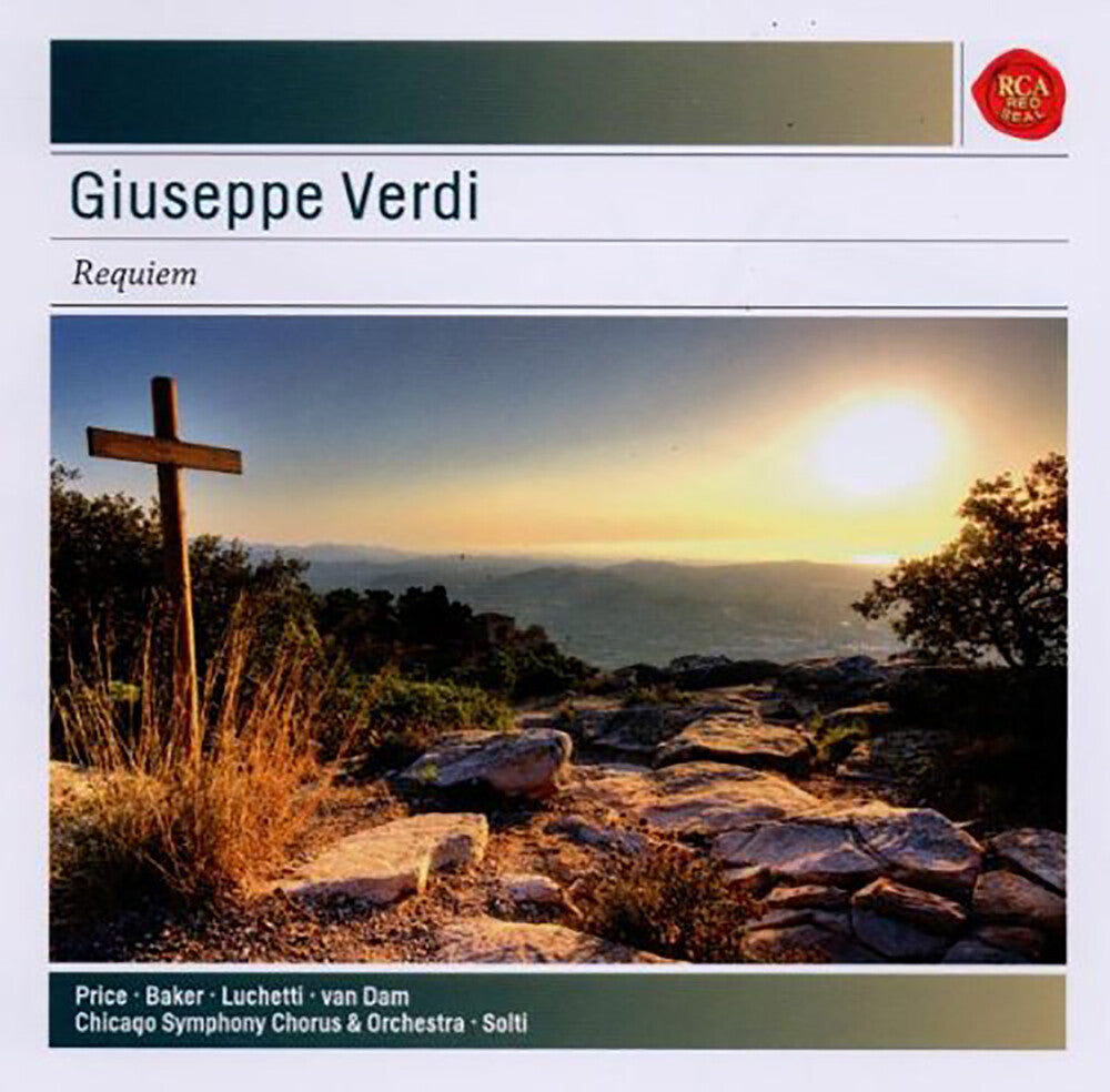 the album cover for Verdi / Price / Baker / Chicago Sym Orch / Solti - Verdi: Messa da Requiem