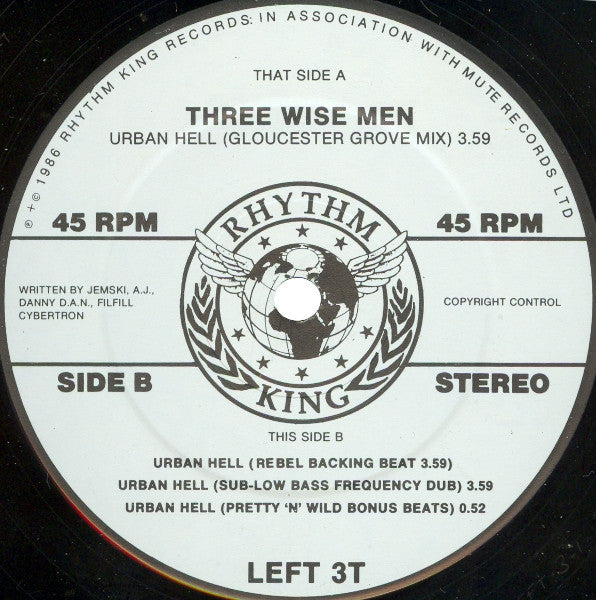 3 Wise Men* : Urban Hell (12")