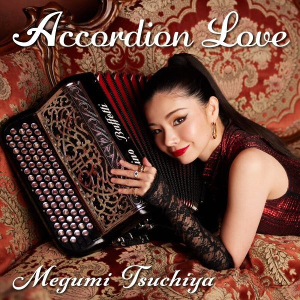 the album cover for Megumi Tsuchiya - Accordion Love
