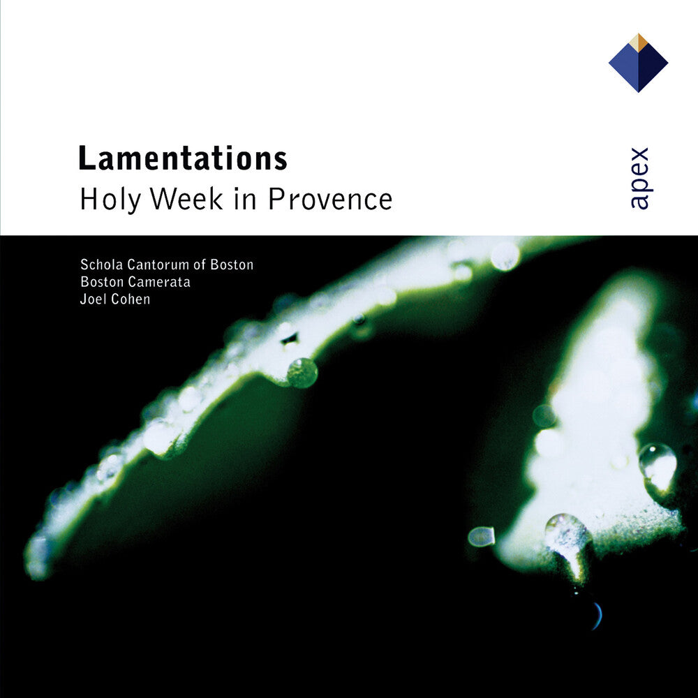 the album cover for Joel Cohen - Lamentations: Holy Week In Provence