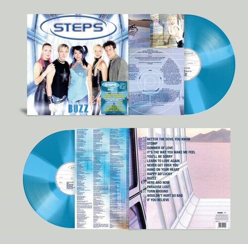 ザ・ステップス - バズ - 限定140グラム ベイビーブルー・スワール・カラー・ビニール（ビニール）