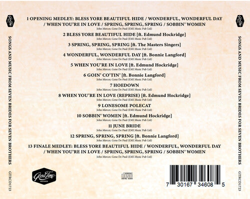 Interpretando canciones y música de Siete novias para siete hermanos (CD)