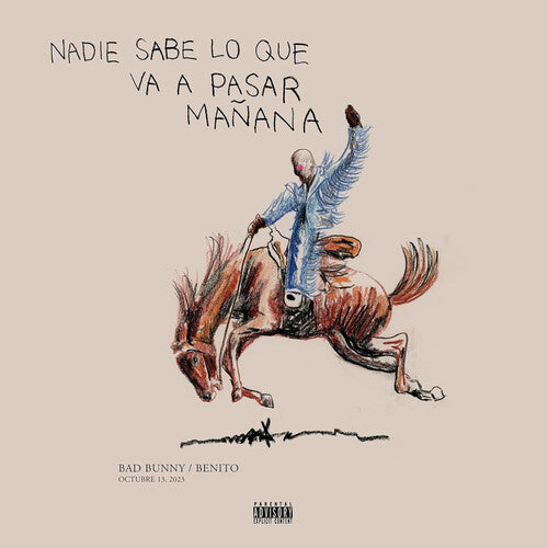 Bad Bunny - Nadie Sabe Lo Que Va A Pasar Manana (BLUE Vinyl) (Vinyl)