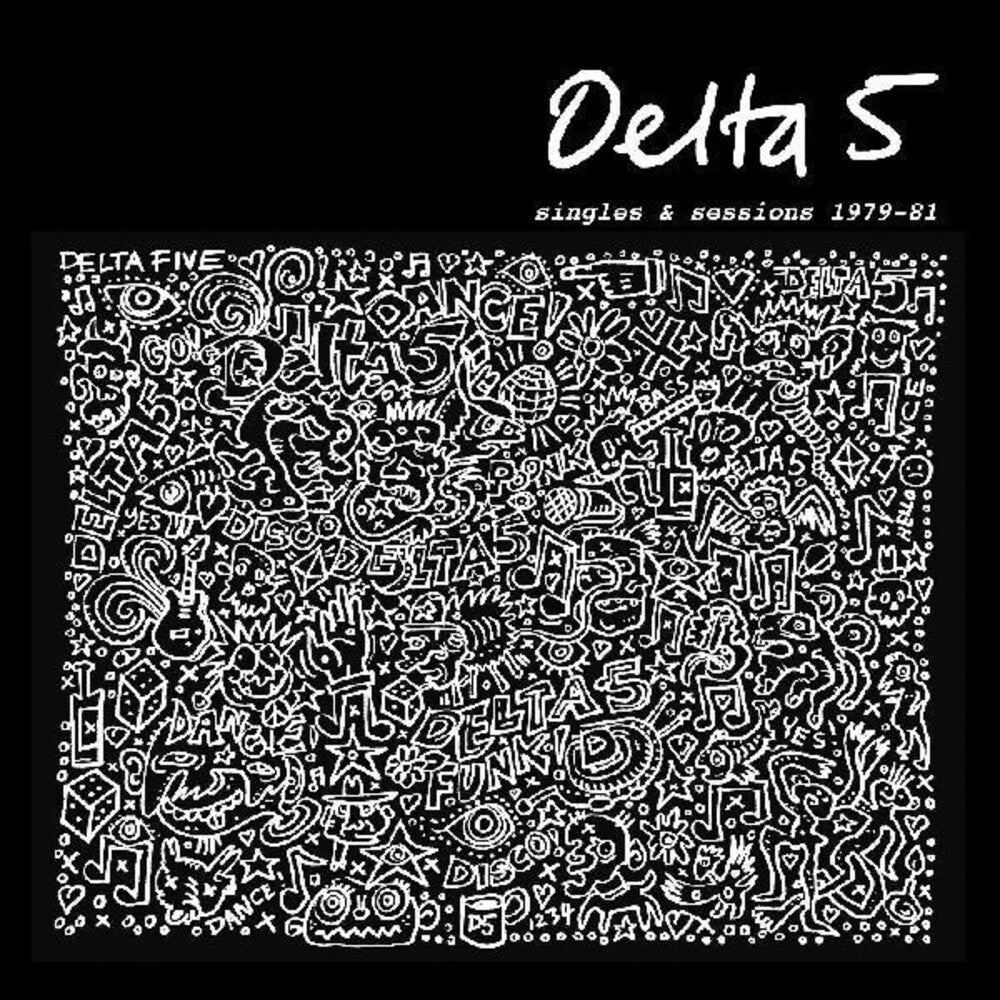 the album cover for Delta 5 - Singles & Sessions 1979-1981 [Colored Vinyl] (Gate) (Post)