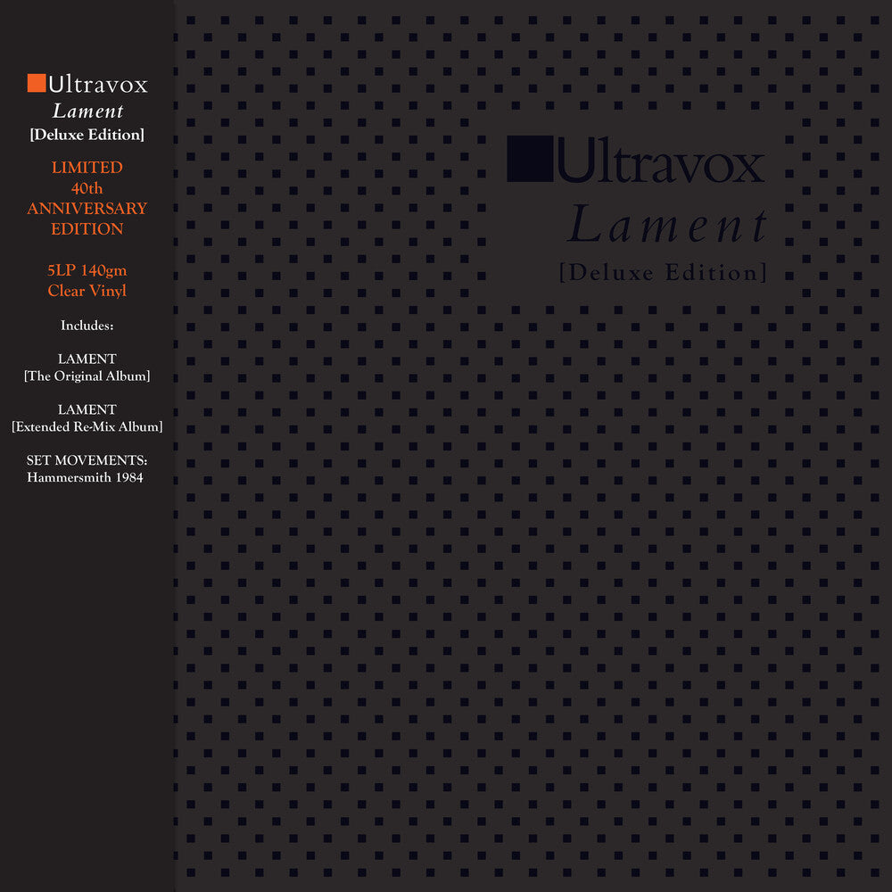 the album cover for Ultravox - Lament (Deluxe Edition): Limited 40th Anniversary