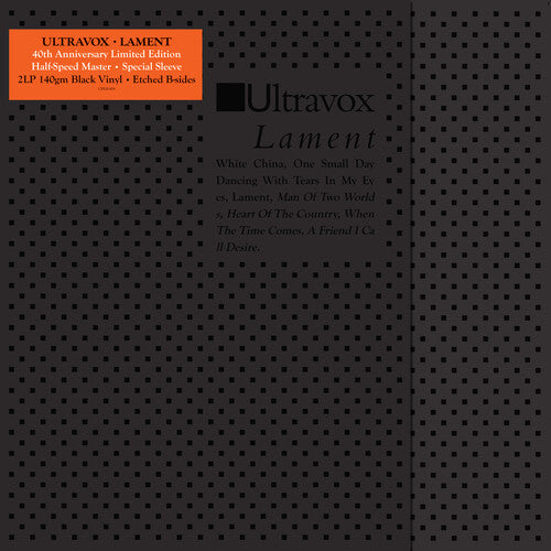 Ultravox - Lament [Deluxe Edition]: Limited 40th Anniversary Edition (Vinyl)