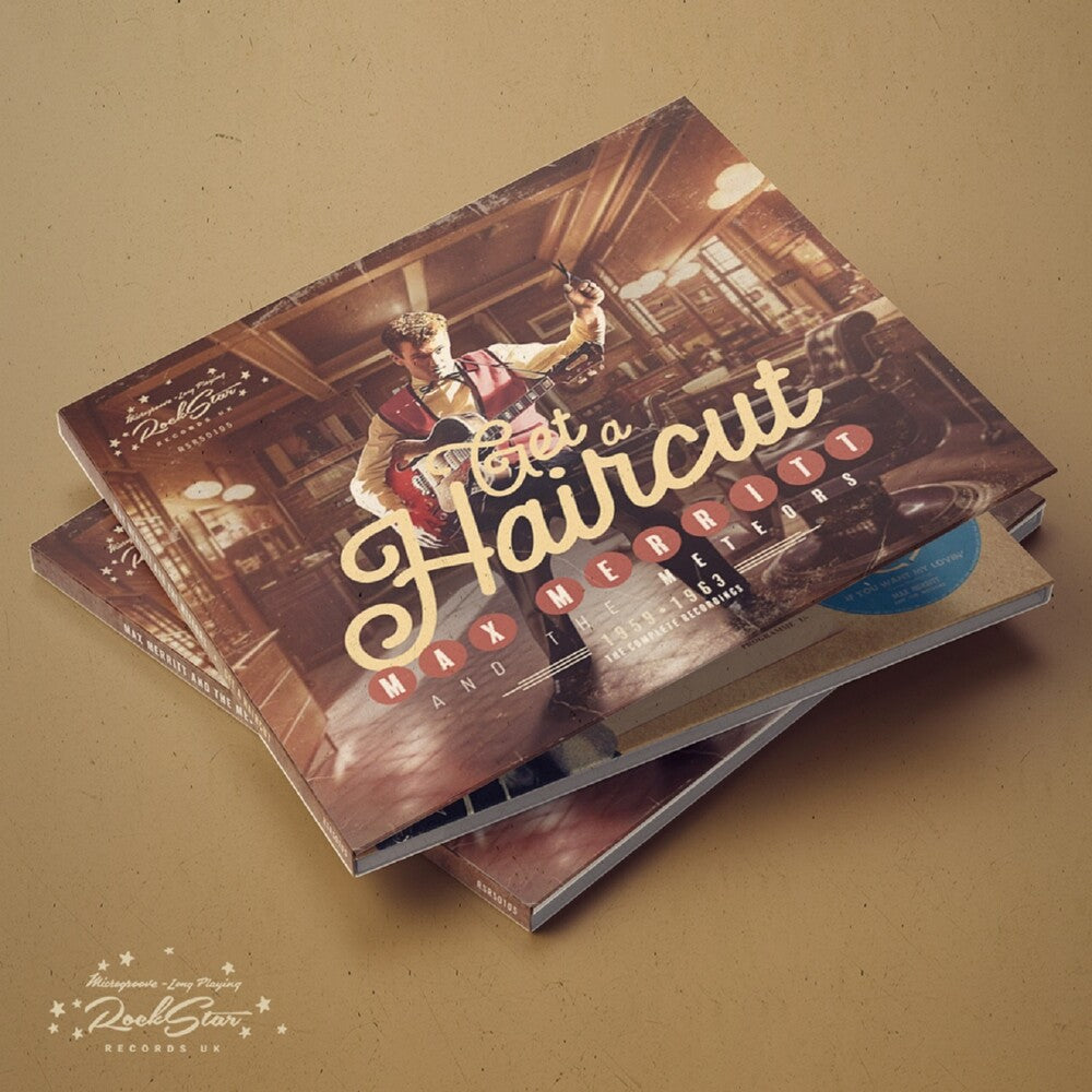 the album cover for Max Merritt - Get A Haircut