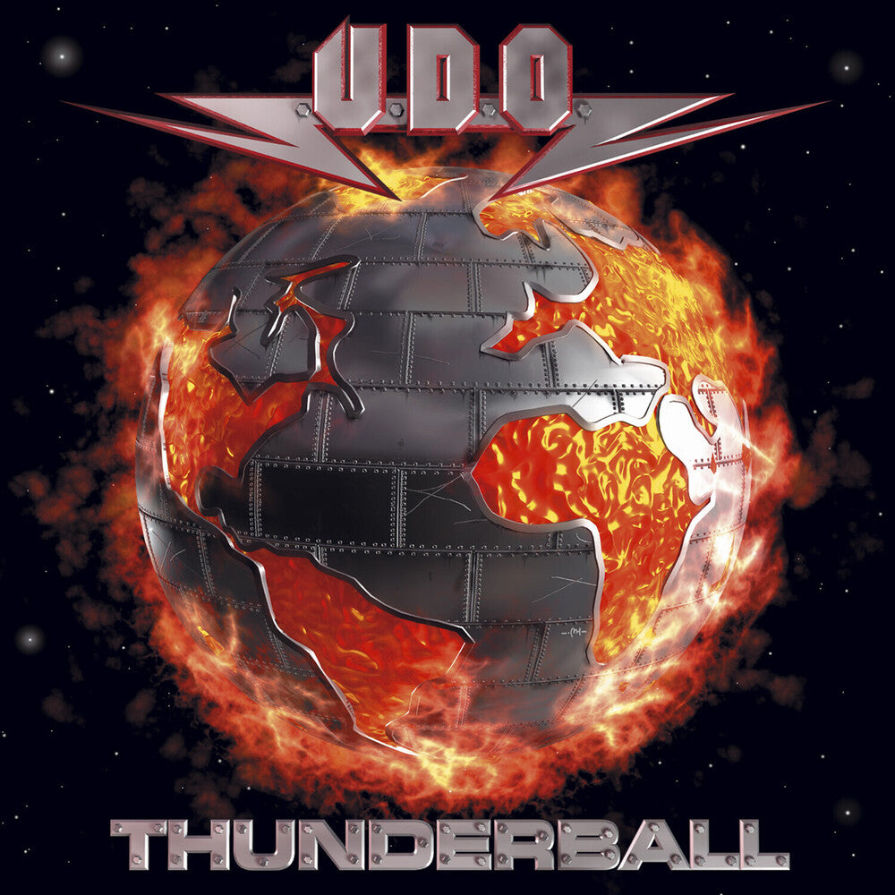 the album cover for U.D.O. - Thunderball [Colored Vinyl] (Gate) [Limited Edition] (Red)