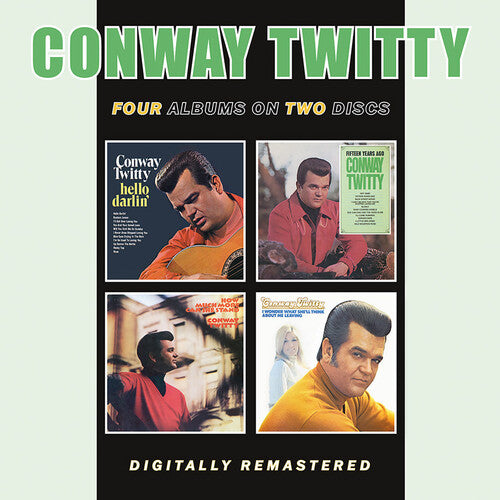Conway Twitty - Hola cariño / Hace quince años / ¿Cuánto más podrá soportar? / Me pregunto qué pensará de mi partida (CD)