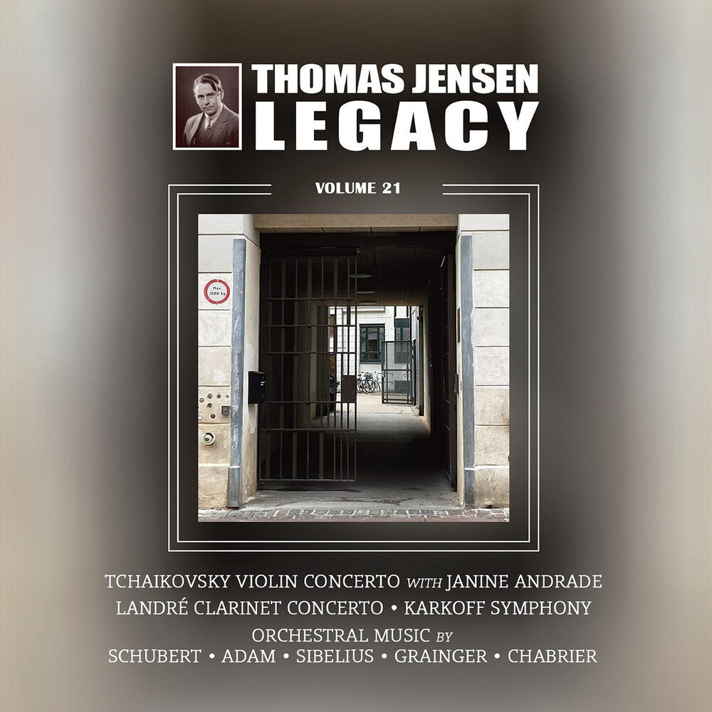 the album cover for Adam / Chabrier / Tchaikovsky / Andrade - Thomas Jensen Legacy, Vol. 21