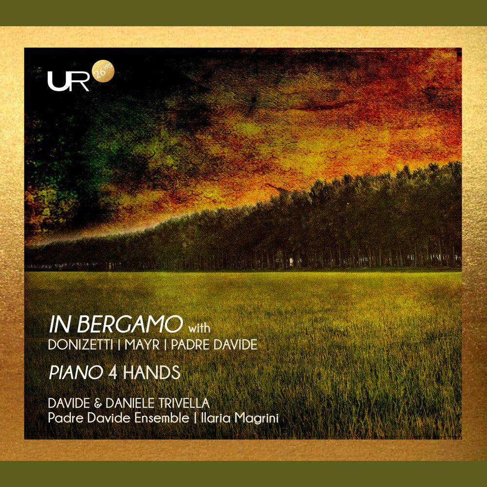 the album cover for Davide / Mayr / Trivella - Bergamo With Mayr, Donizetti, & Padre Davide