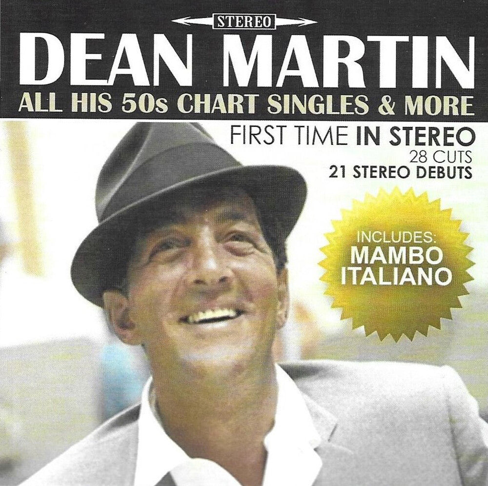 the album cover for Dean Martin - All His 50s Chart Singles & More