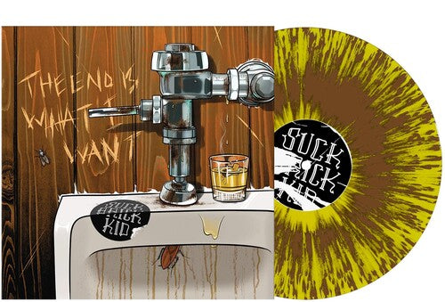 Suck Brick Kid - The End Is What I Want - Yellow & Brown Splatter (Vinyl)