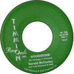the album cover for Gerald Mccauley/ Cold Diamond & Mink - Wondering/Wondering (Instrumental)