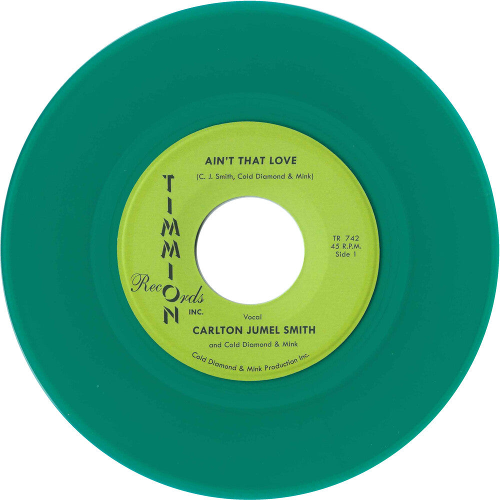 the album cover for Carlton SmithJumel / Cold Diamond & Mink - Ain't That Love/Ain't That Love (Instrumental)
