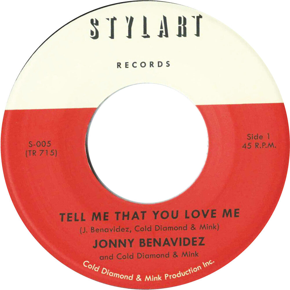 the album cover for Jonny Benavidez/ Cold Diamond & Mink - Tell Me That You Love Me