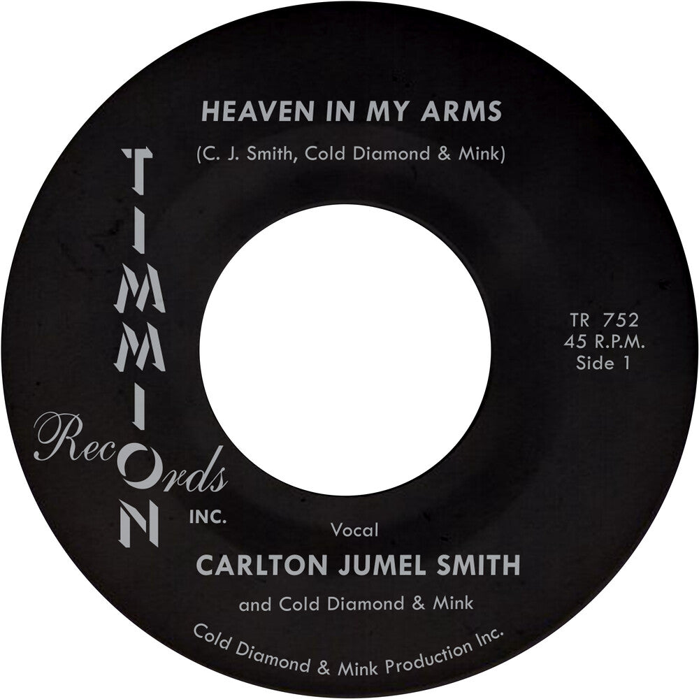 the album cover for Carlton SmithJumel / Cold Diamond & Mink - Heaven In My Arms