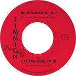 the album cover for Carlton SmithJumel / Cold Diamond & Mink - Loveliness Of You
