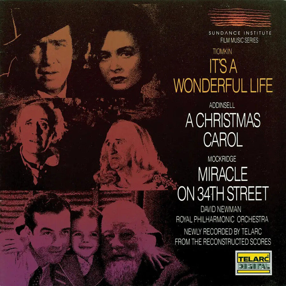 the album cover for David Newman/ Rpo - It's A Wonderful Life / Miracle 34th Stree / Carol