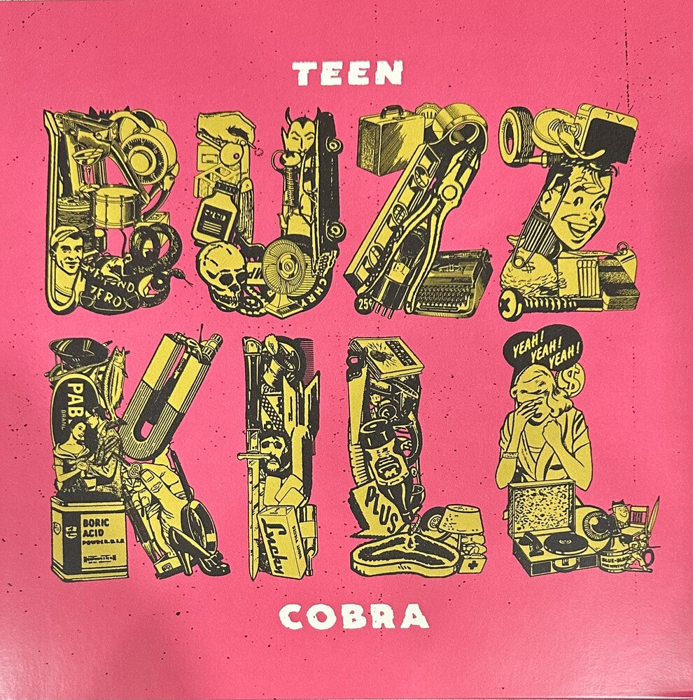 the album cover for Teen Cobra - Buzzkill