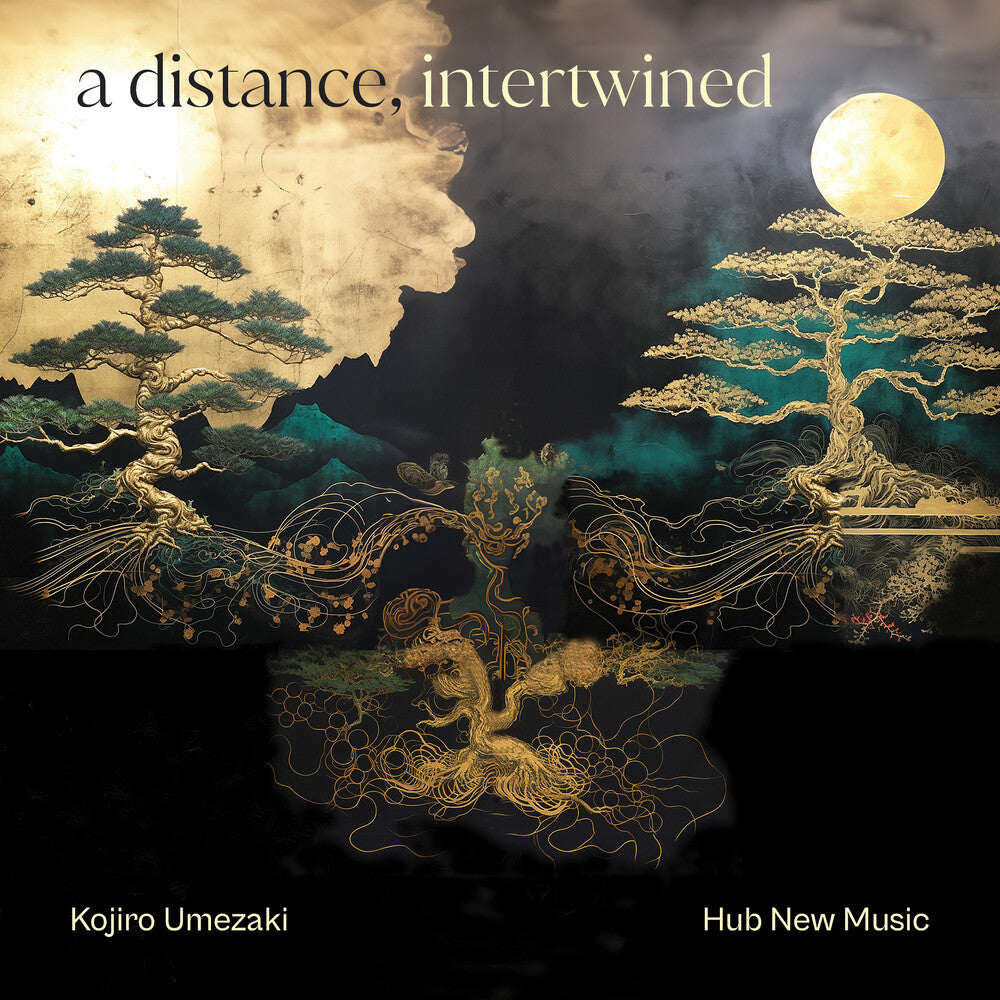 the album cover for Kojiro Umezaki& Hub New Music - Distance Intertwined