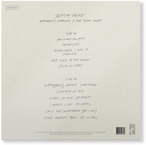 Nathaniel Rateliff &amp; The Night Sweats - Al sur de aquí (Vinilo)