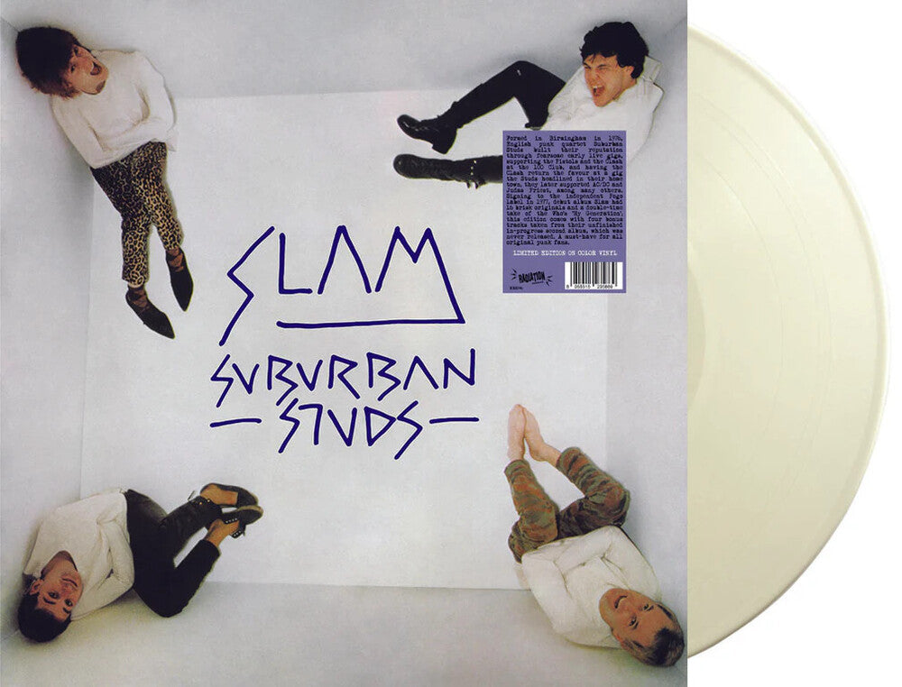 the album cover for Suburban Studs - Slam [Colored Vinyl] (Wht) (Uk)