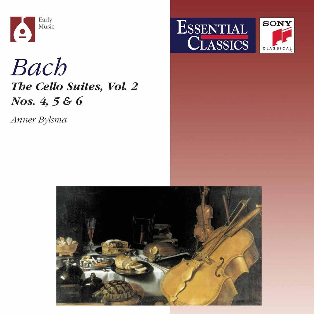 the album cover for Anner Bylsma - Bach: Suites For Violoncello, Vol. 2