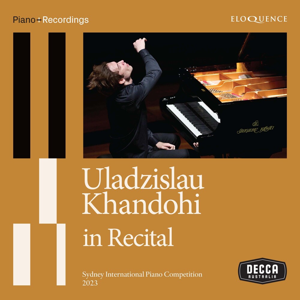 the album cover for Uladzislau Khandohi - Uladzislau Khandohi In Recital (Aus)
