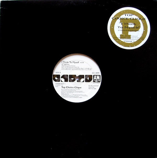Top Choice Clique : I Think To Myself (12", Single, Promo)