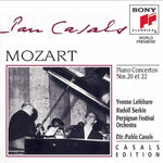 the album cover for Pablo Casals - Piano Concerto Nos 20 & 22