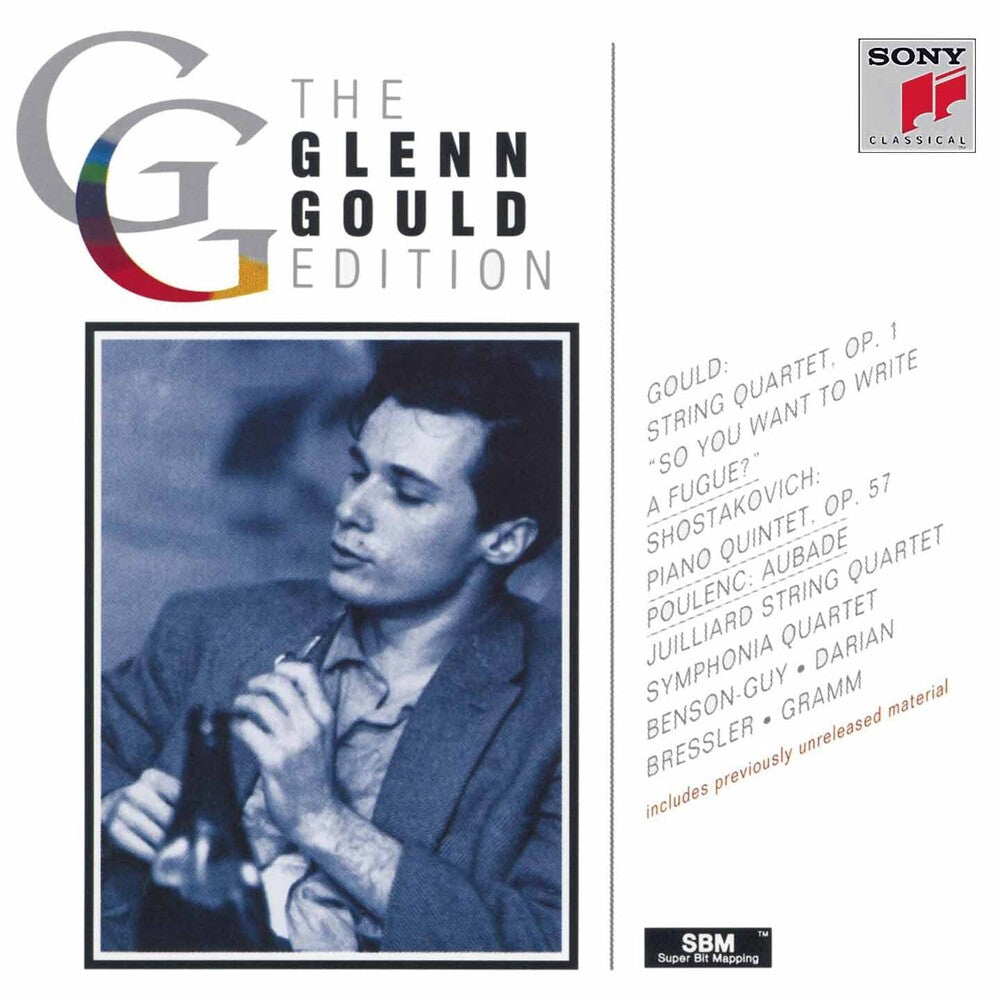the album cover for Glenn Gould - The Glenn Gould Edition - Gould - Shostakovich - Poulenc