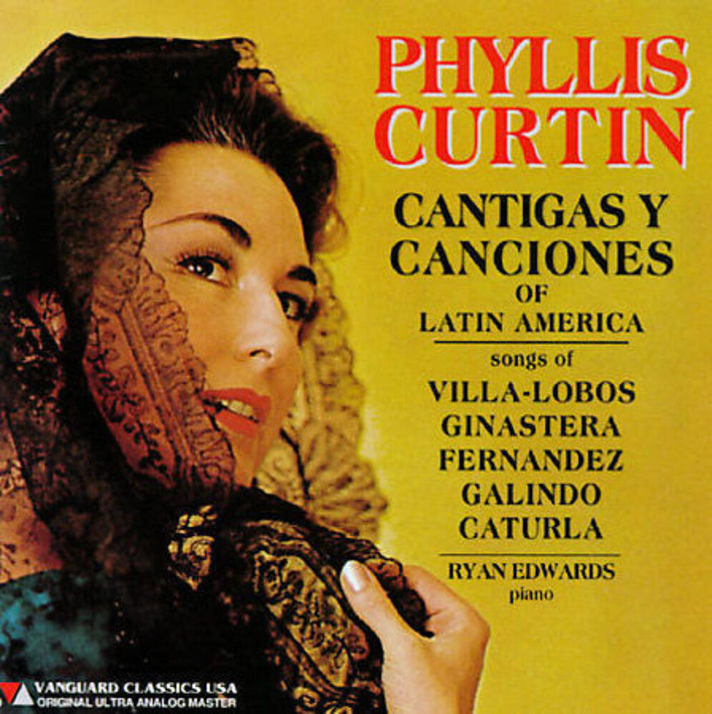 the album cover for Phyllis Curtin/ Edwards - Sings Songs Of Latin America
