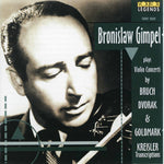 the album cover for Gimpel / Bruch / Cremer / Southwest German Radio - Plays Bruch Kreisler Dvorak