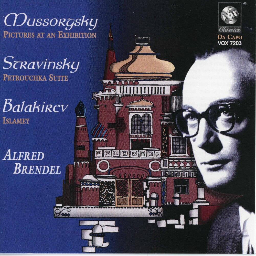 the album cover for Els Amics De Les Arts - Mussorgksy Stravinsky Balakirev