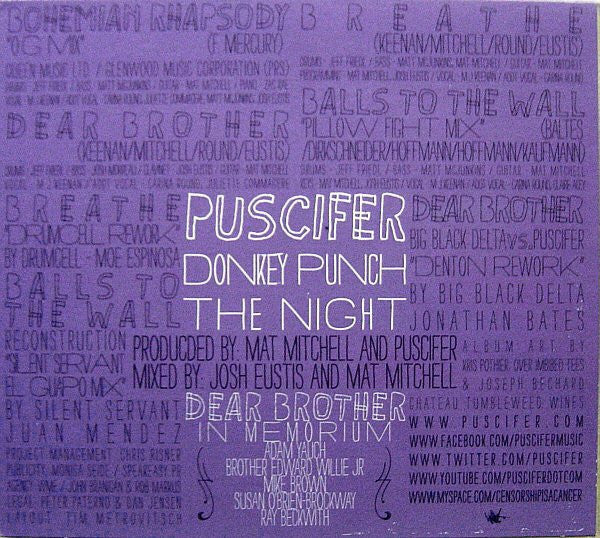 Puscifer : Donkey Punch The Night (CD, EP)