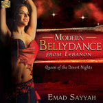 the album cover for Emad Sayyah - Modern Bellydance From Lebanon: Queen Of The Desert Nights