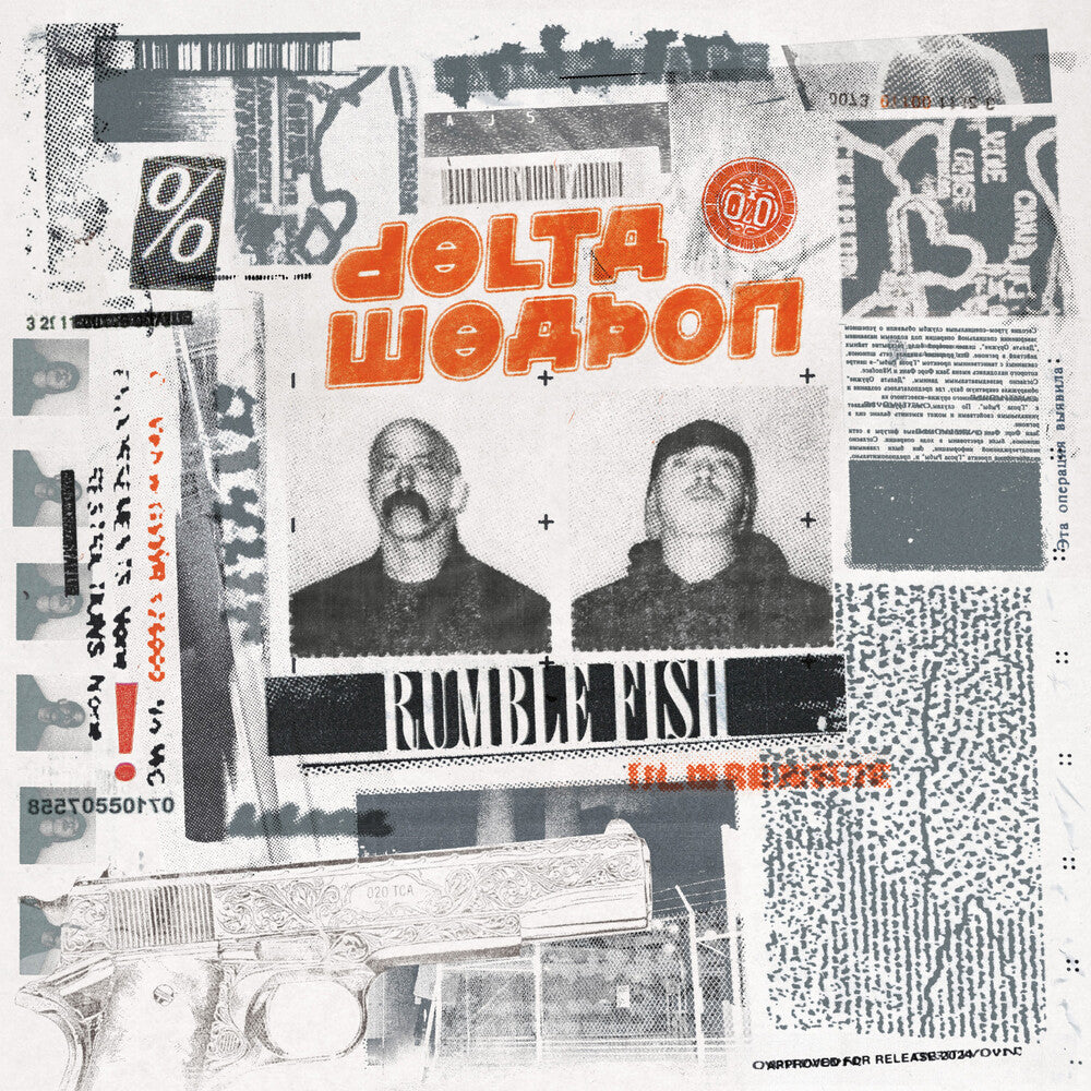 the album cover for Delta Weapon - Rumble Fish [Colored Vinyl] (Ep) (Red)