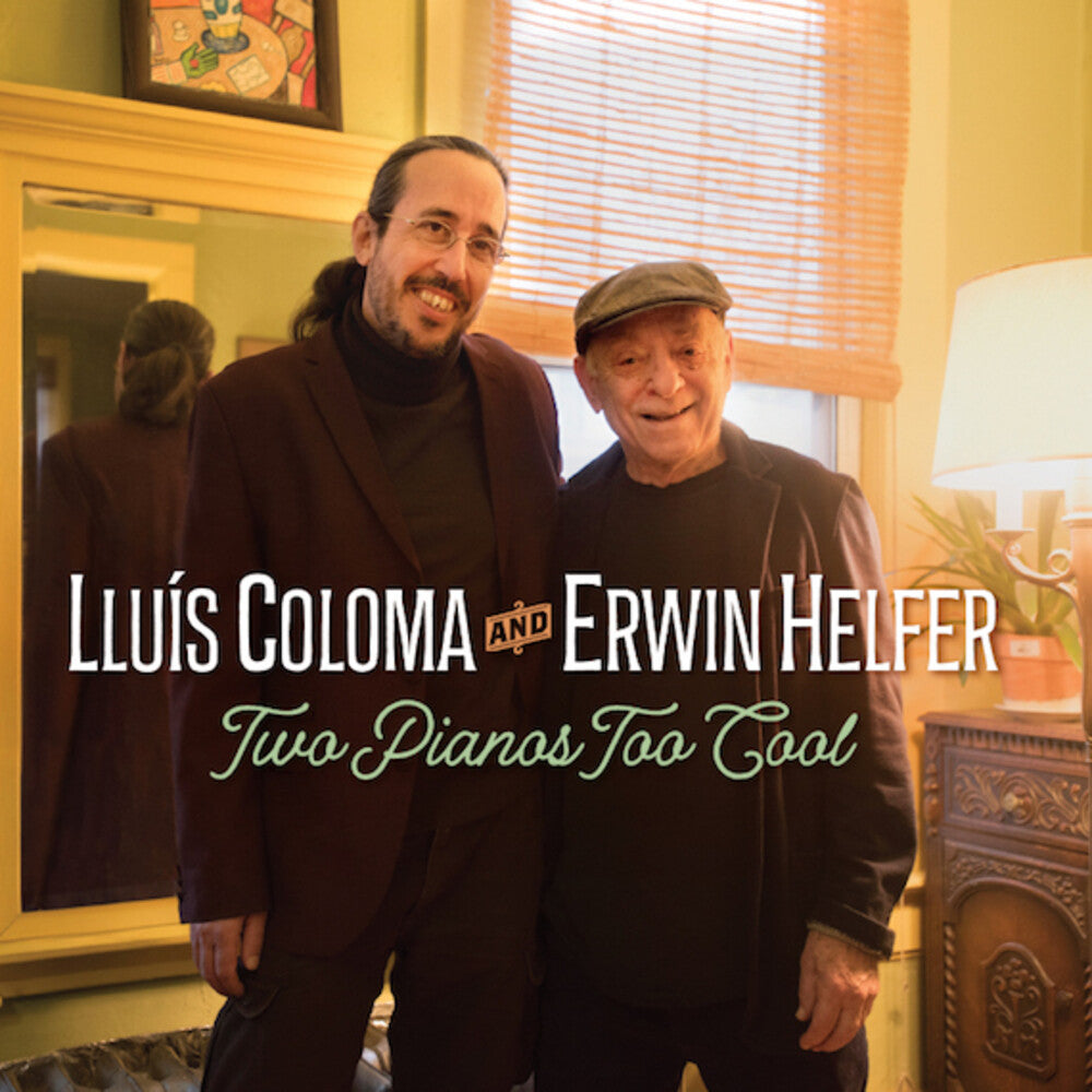 the album cover for Lluis Coloma/ Helfer,Erwin - Two Pianos Too Cool