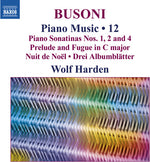 Wolf Harden - Busoni: Piano Music, Vol. 12 Piano Sonatinas Nos. 1, 2 and 4 - Prelude and Fugue in C major (CD)