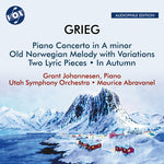 Grant Johannesen - Grieg: Piano Concerto in A minor, Op. 16; Two Lyric Pieces, Op. 68 - No. 4, Evening in the Mountains; No. 5, Cradle Song (CD)