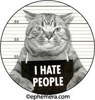 BUTTON: I HATE PEOPLE