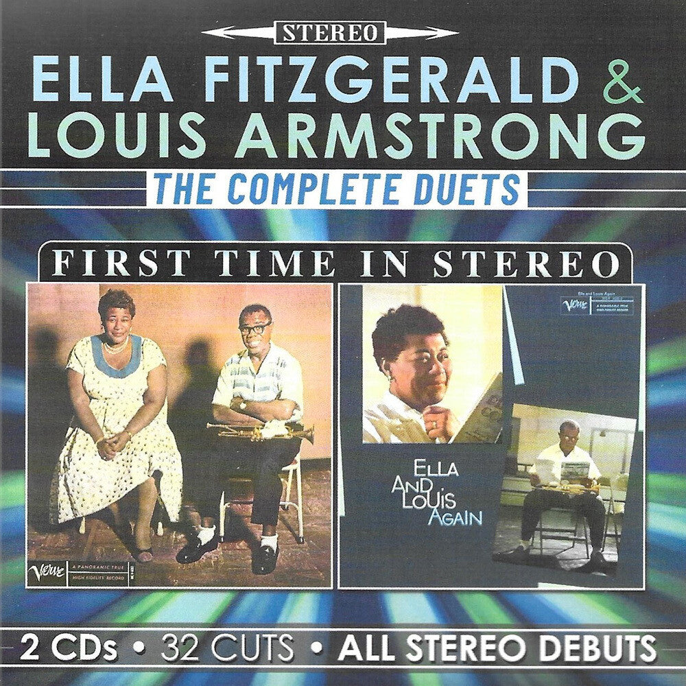 the album cover for Fitzgerald, Ella / Armstrong, Louis - Complete Duets