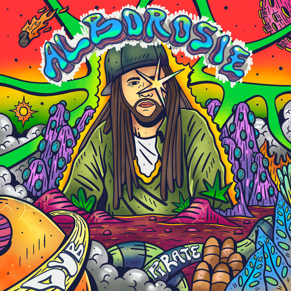 the album cover for Alborosie - Dub Pirate [Colored Vinyl] [180 Gram] (Org) (Spla)