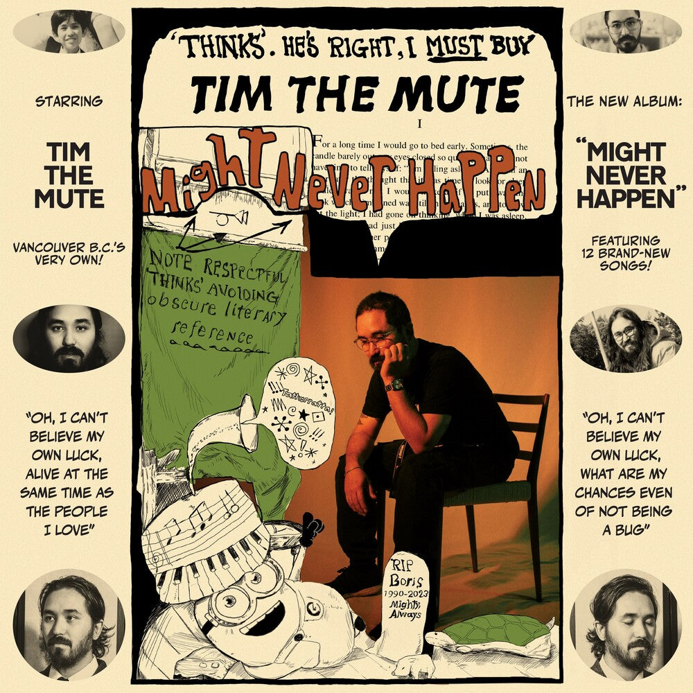 the album cover for Tim The Mute - Might Never Happen [Limited Edition]