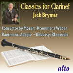 the album cover for Jack Brymer - Classics For Clarinet