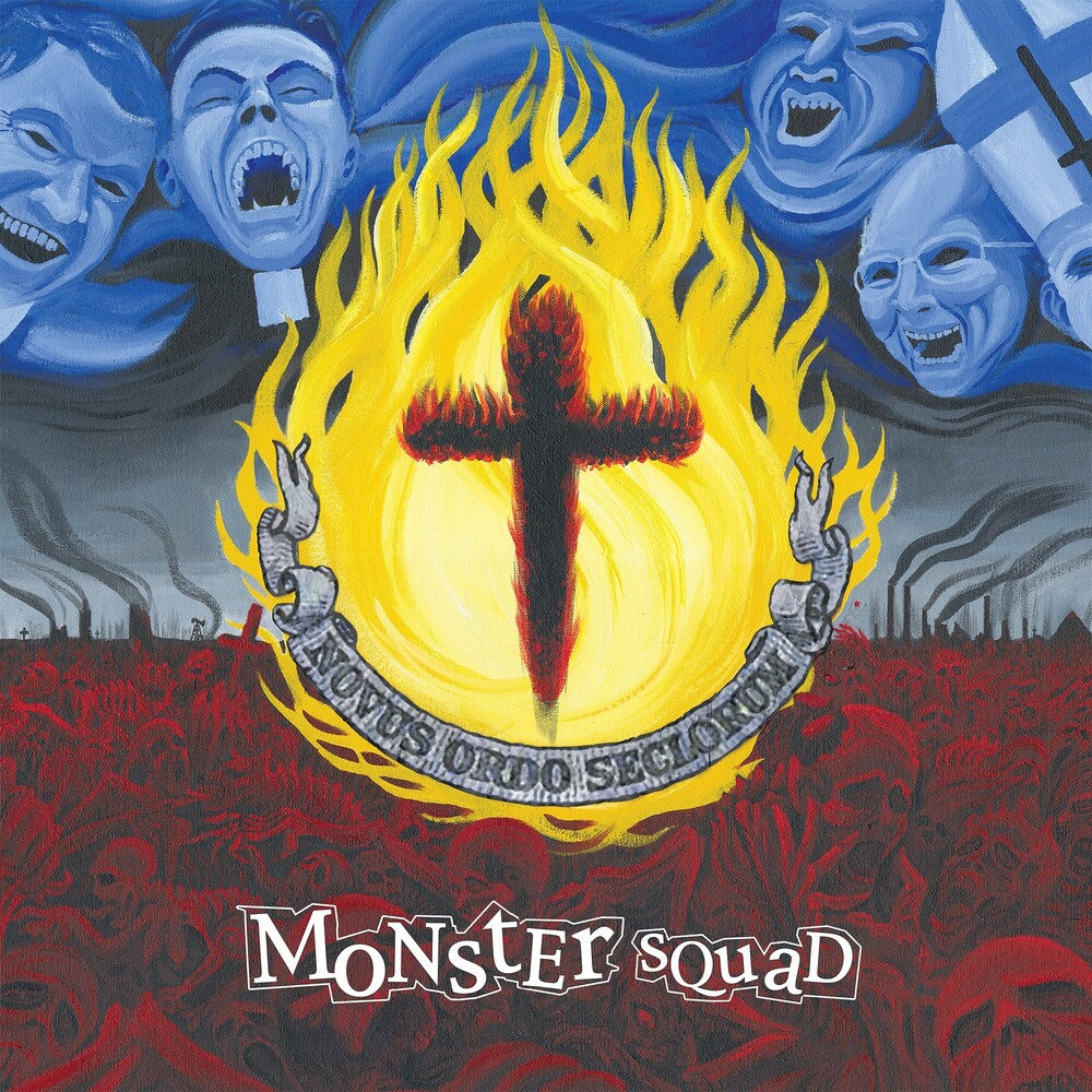 the album cover for Monster Squad - Fire The Faith [Colored Vinyl] (Red) (Ylw) (Spla)