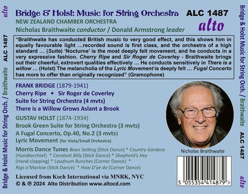 Nicholas Braithwaite - Bridge & Holst: Music for String Orchestra (CD)